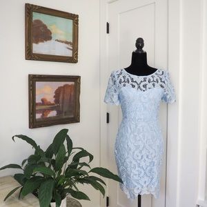NIKIBIKI Baby Blue Lace Dress